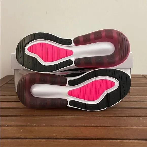 Nike Air Max 270 White/Hyper Pink USA Women Size 6/UK 3.5/EU 36.5(AH6789-127) - Picture 8 of 11